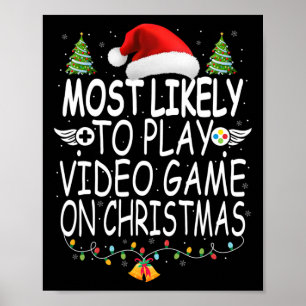 Poster Mais Provável É Jogar Vídeo Em Boys De Natal A