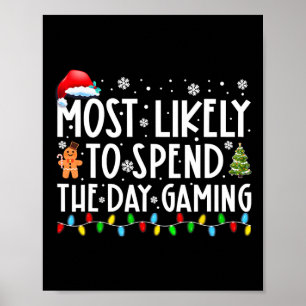 Poster Mais Provável É Passar O Dia De Um Natal Divertido