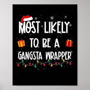 Poster Mais Provável É Que Seja Uma Diversão De Natal Gan