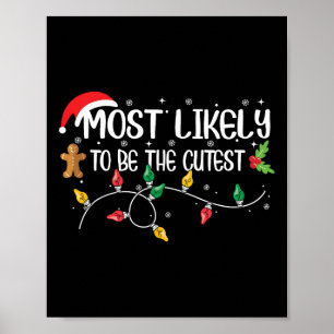 Poster Mais Provável É Ser A Família De Natal Mais Perfei