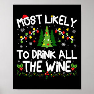Poster Mais Provável Para Beber Toda A Matchi De Natal De