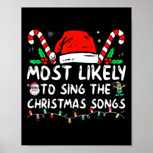 Poster Mais Provável Para Cantar O Natal
