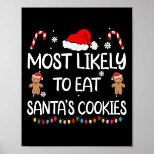 Poster Mais Provável Para Comer O Natal Da Família Santas