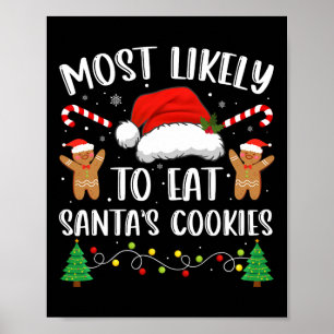 Poster Mais Provável Para Comer O Natal Da Família Santas