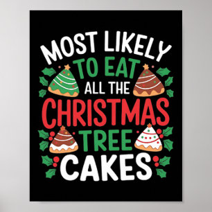 Poster Mais Provável Para Comer Todos Os Bolos De Árvore 