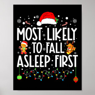 Poster Mais Provável Para Dormir Primeira Família De Xmas