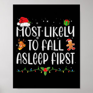 Poster Mais Provável Para Dormir Primeira Família De Xmas