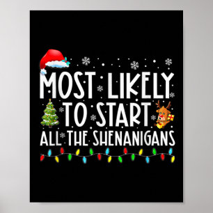 Poster Mais Provável Para Iniciar Toda A Família Shenanig