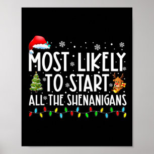 Poster Mais Provável Para Iniciar Toda A Família Shenanig