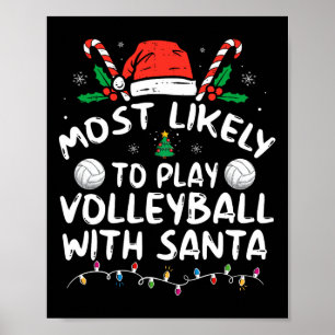Poster Mais Provável Para Jogar Voleibol Com A Família C