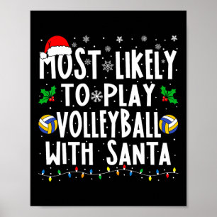 Poster Mais Provável Para Jogar Voleibol Com A Família C