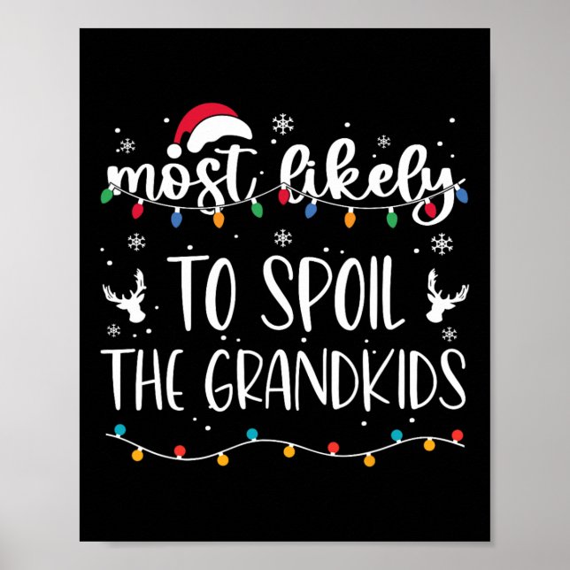 Poster Mais Provável Para Meter Os Netos De Natal Diverti (Frente)