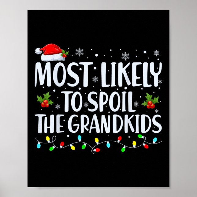 Poster Mais Provável Para Meter Os Netos De Natal Diverti (Frente)