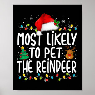 Poster Mais Provável Para Pet Da Família De Natal Da Rebe
