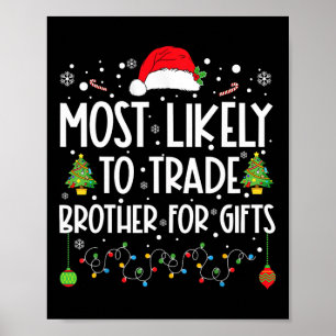 Poster Mais Provável Para Trocar Irmão Por Gifts Family C