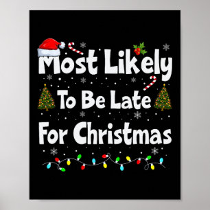 Poster Mais Provavelmente Atrasado Para O Natal