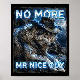Poster Mais sr cara legal meme de vergonha lobos engraçad