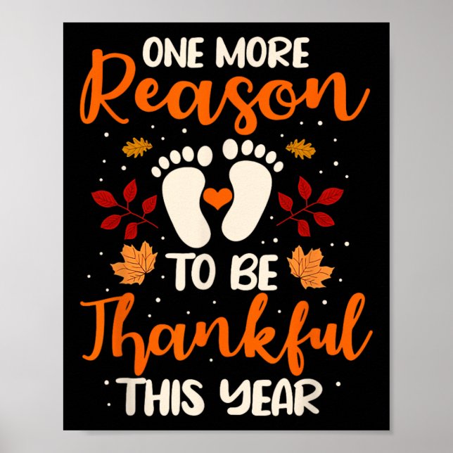 Poster Mais Uma Razão Para Agradecer A Gravidez Cai Ba (Frente)