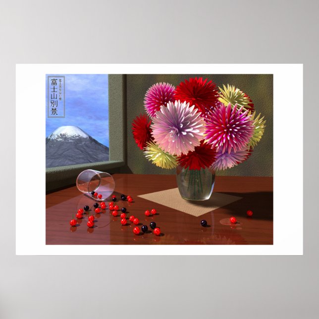 Poster Mais Uma Visão Do Monte Fuji (Frente)