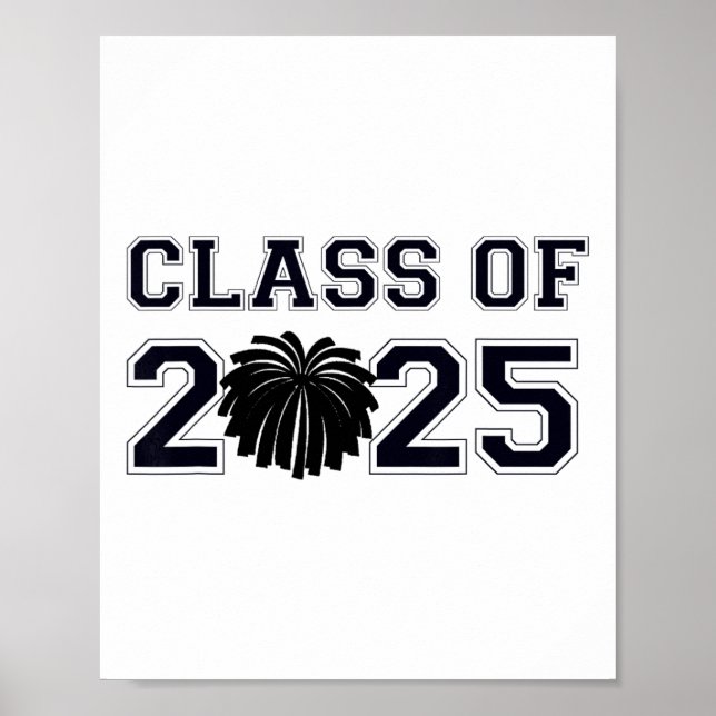 Poster Mais velho Cheer Cl De Graduação 2025 Gra (Frente)