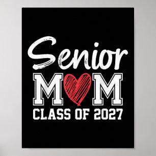 Poster Mais velho Mãe Cl De Graduação De 2027 Orgulha Mãe