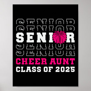 Poster Mais velho Tia Cheer Cl De Graduação De 2025