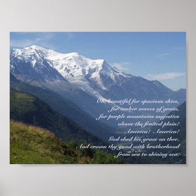 Pôster Majestade da Montanha Púrpura (Frente)