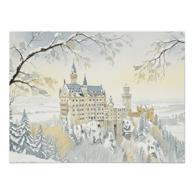 Pôster Majestade do inverno: O Castelo Encantado (Frente)