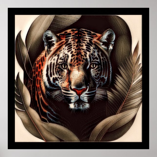 Poster Majestade Jaguar - Rei Da Selva (Frente)