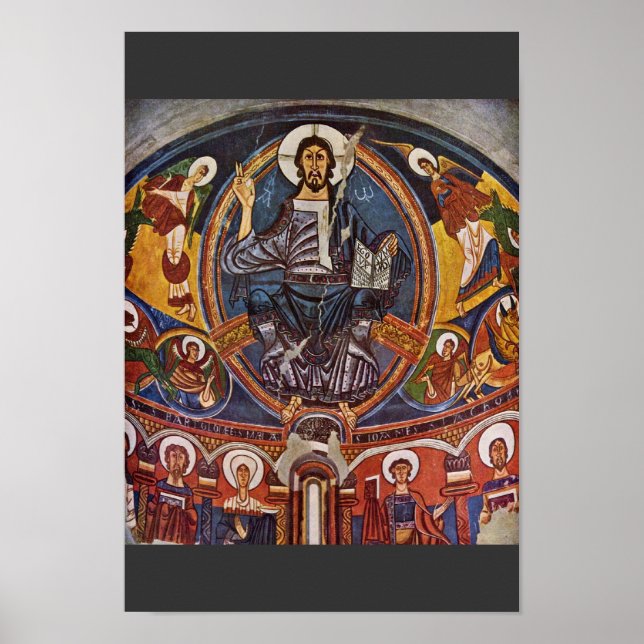 Pôster Majestas Domini Do Caso De San Clemente Deta (Frente)