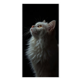 Pôster Majestic Cat Portrait Strength & Royal Confidence