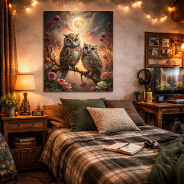 Poster Majestic Owl Design