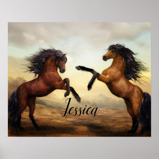 Poster Majestnacionais Stallions (Frente)