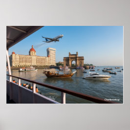 Poster Majestosa Mumbai: Portal da Índia & Palácio Taj