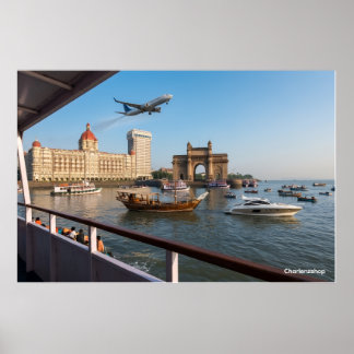 Poster Majestosa Mumbai: Portal da Índia & Palácio Taj