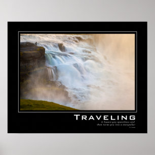 Poster majestoso da inspiração do viagem da