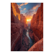 "Majexpressa Canyon sunset - paisagem natural