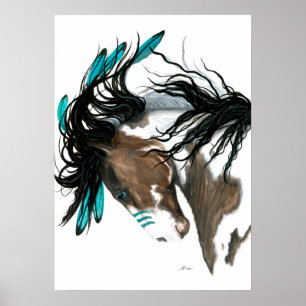 Poster Majexpressas em Pinto Horse por Bihrle