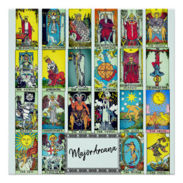Pôster Major Arcana Tarot Poster