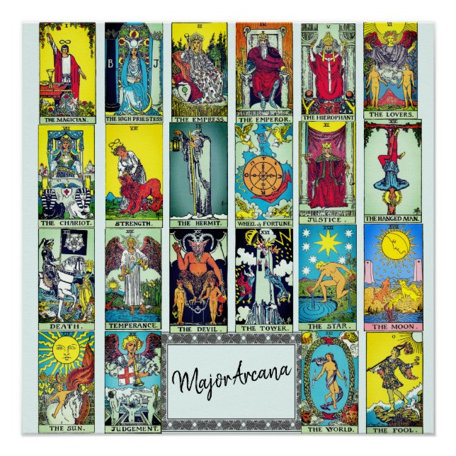 Pôster Major Arcana Tarot Poster (Frente)