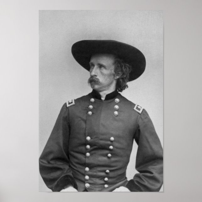 Poster Major-General George Armstrong Custer (Frente)