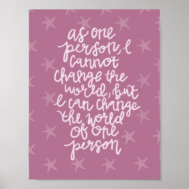 Poster Make a Difference Print (Frente)