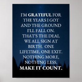 Poster Make It Count!