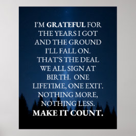 Poster Make It Count!