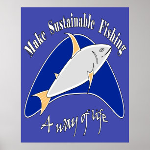 Poster Make sustainable fishing a way of life