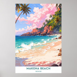 Poster Makena Beach, Havaí