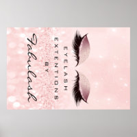 Makeup Beauty Salon Name Rosa Dourado Pink Eyebrow
