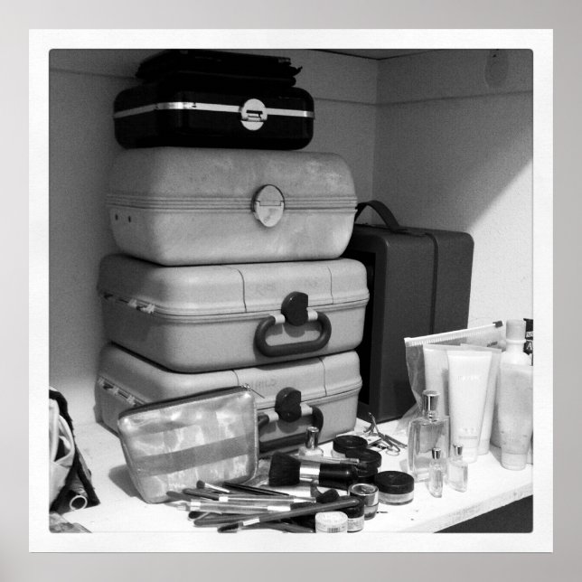 Poster Makeup Collection Black White Photoshop (Frente)