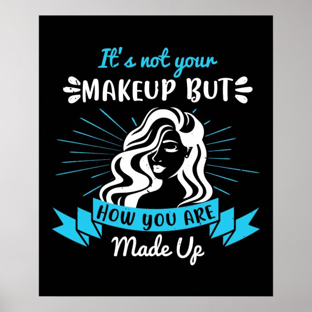 Poster Makeup - Não é sua maquiagem (Frente)