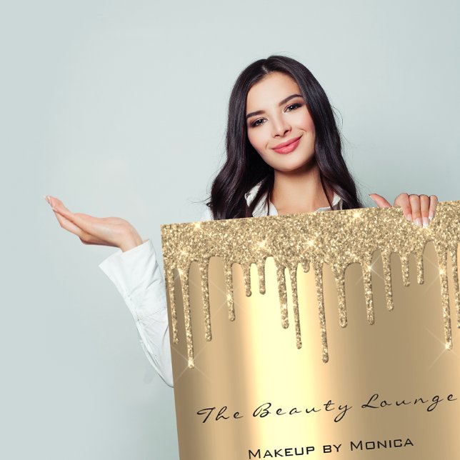 Poster Makeup Opening Hours Gold Salon Drips Spark Prices (Makeup Opening Hours Gold Salon Drips Spark Prices Poster )